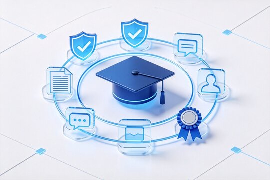Digital education platform interface
