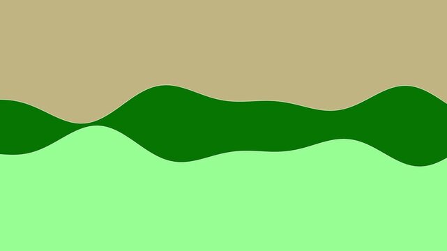 136 Wave Line Dark Green 2Lines Fast Down A - Animated Background Loop