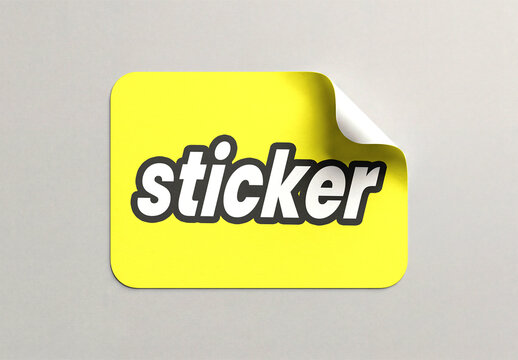 Sticker Mockup