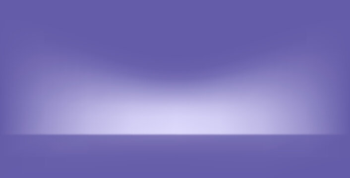 Abstract gradient podium background. Violet, purple and lilac empty 3d studio backdrop. Clean scene for product presentation mockup template. Vector illustration