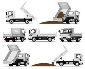dump truck_W_set © nopnop