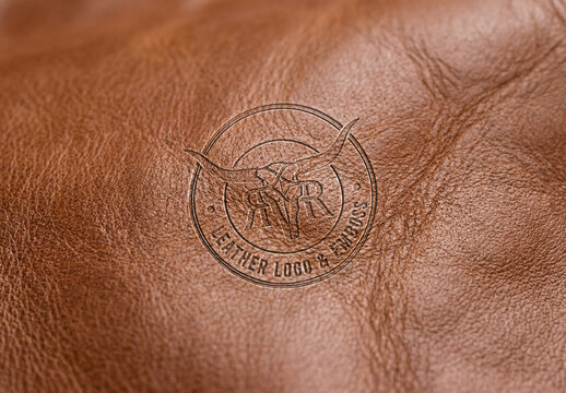Leather Embossing Logo Mockup