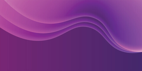 Naklejka premium Vibrant Purple and Magenta Abstract Fluid Wave Background modern