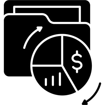 Glyph Solid Portfolio Exchange Icon