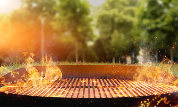 Grill - Feuer - Rauch 