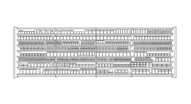 Keyboard, computer keyboard, typing, office, gray isolated on White Background