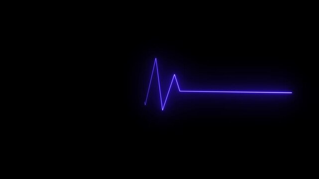 Heart rate monitors electrocardiogram EKG or ECG looping background