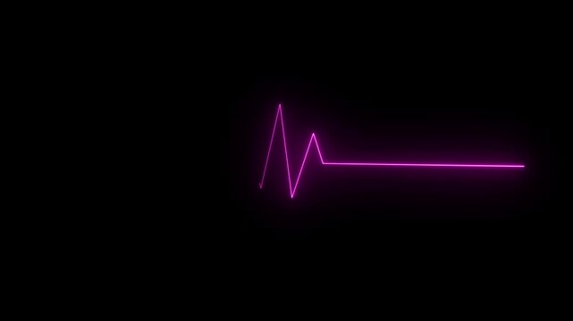 Heart rate monitors electrocardiogram EKG or ECG looping background