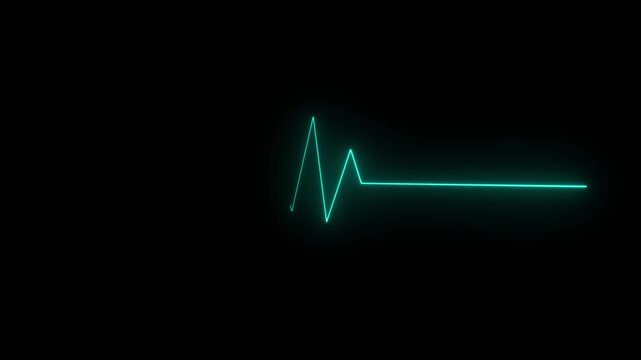 Heart rate monitors electrocardiogram EKG or ECG looping background