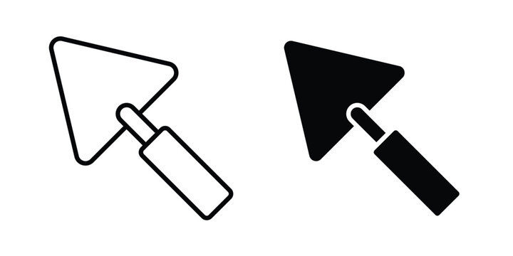 Trowel icon series in black