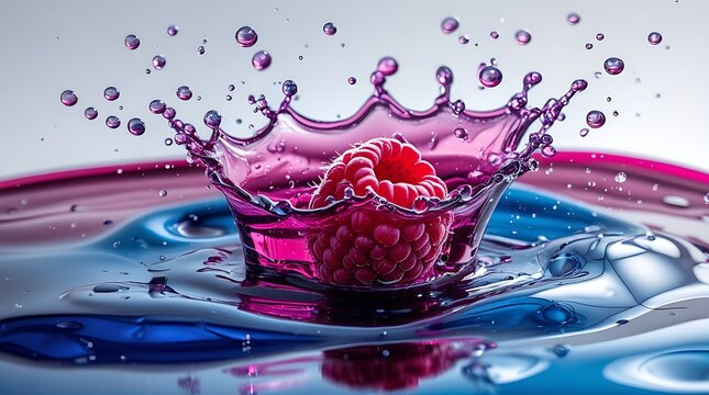 "Berry Burst: A Symphony of Color and Motion"