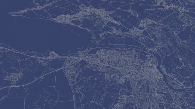 3D looped animation of city - Fussen Germany