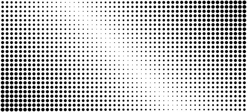 Grunge halftone gradient background. Faded grit noise texture. White and black sand wallpaper. Retro pixelated backdrop. Anime or manga style comic overlay. Vector graphic design textured template