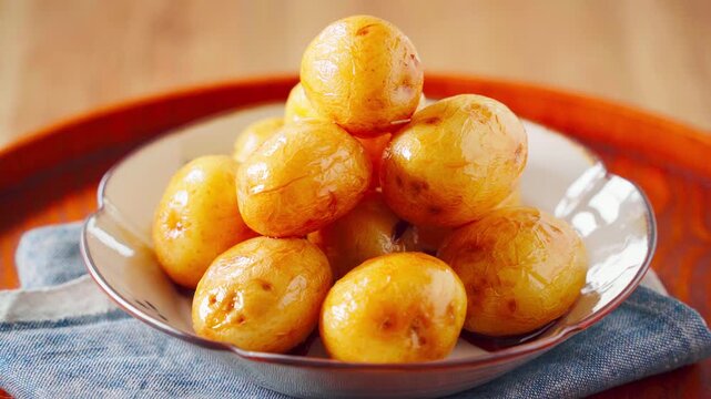 新じゃがの煮っ転がし 皮付きのまま甘辛く煮た春の副菜