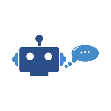 Chatbot Communication Technology Icon Design