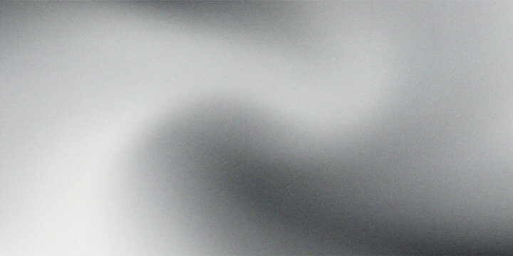 Grainy gradient background, grey black white monochrome abstract noise texture banner backdrop.vector eps10