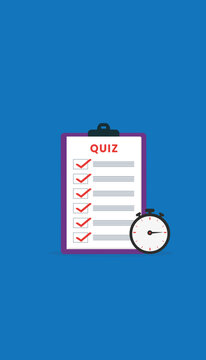 Online Test Concept Clipboard Icon Design