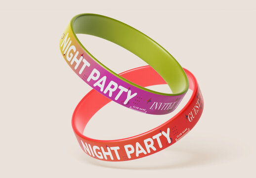 Wristband Ticket Template for Events