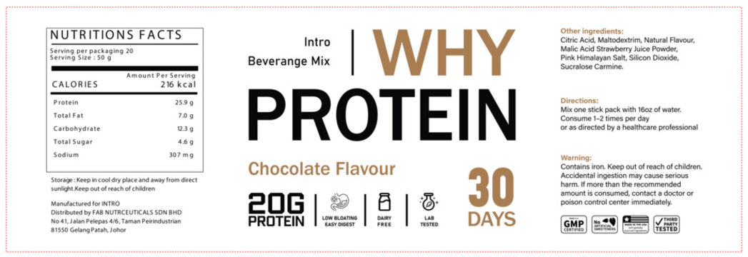 Why protein supplement label design
