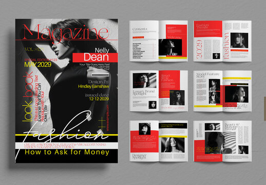 Modern Fashion Editorial Magazine Template