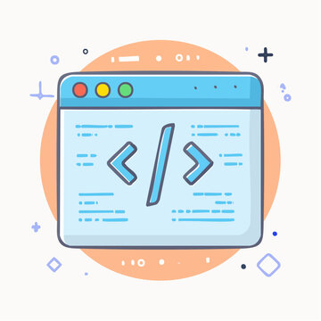 Coding and Programming Icon