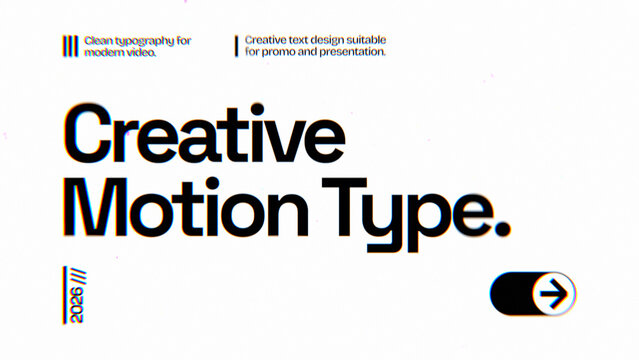 Bold Motion Typography 06