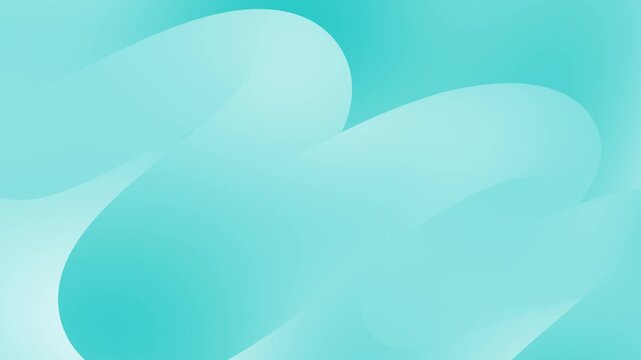 Light blue white modern abstract squiggle three dimensional shape futuristic background animation