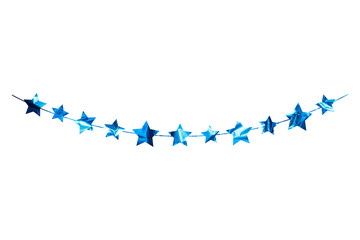 Blue bunting banner garland © Graphic Journey