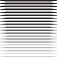 Obraz premium Gradient lines seamless pattern. horizontal black stripes, parallel white lines from thick to thin. Vector Pattern with gradient effect. Template for backgrounds and stylized textures. EPS10.
