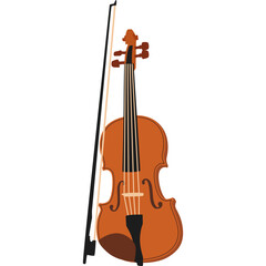 Fototapeta premium Violin Vector Illustration