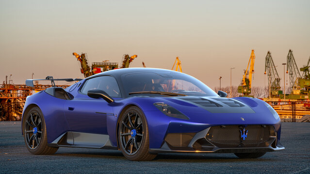 Maserati GT2 Stradale &ndash; Road-Legal Track Car-Illustrative editorial	