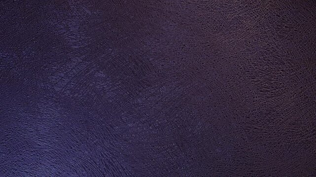 Smooth Pan Over Blue Purple Texture. Smooth gentle movement across extreme close-up of rough textured surface with blue to purple gradient lighting.