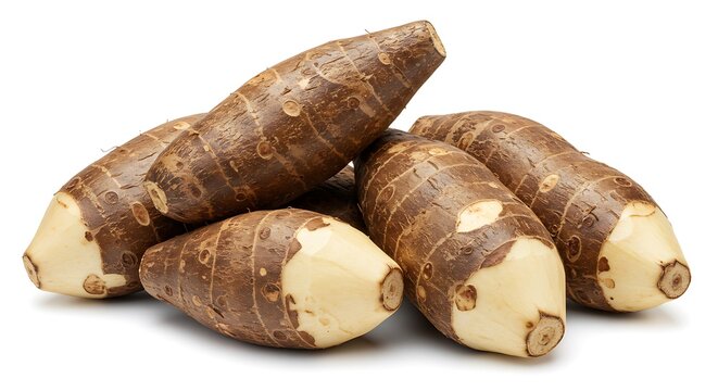 Earthy Hues: A Taro Root Still Life