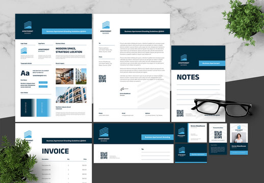 Blue Apartement Brand Guidelines 