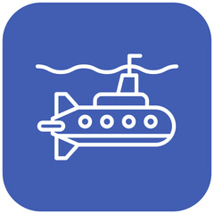 Fototapeta premium Submarine Icon