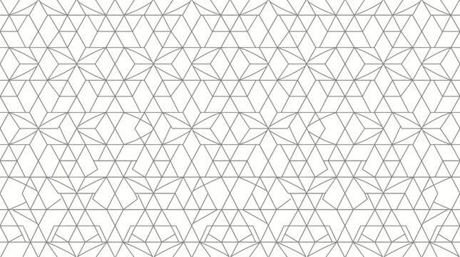 Geometric tessellated triangle pattern with subtle hexagonal grid for design backgrounds.