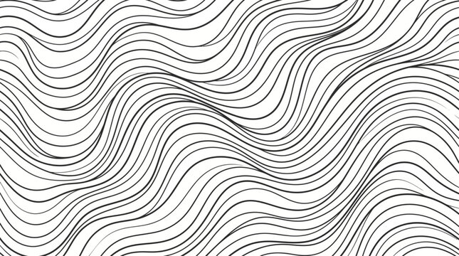 Abstract Wavy Line Pattern Texture for Backgrounds and Graphic Design.