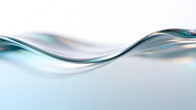 Abstract flowing liquid wave