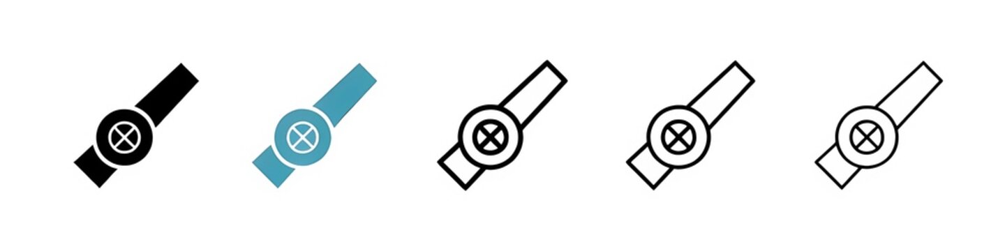Kazoo line icon vector set. Thin line customizable illustration. Contour symbol. Vector isolated outline drawing. Editable stroke