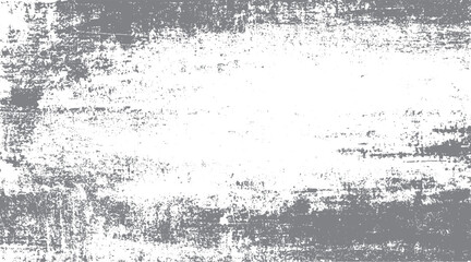 Naklejka premium Gray distressed grunge texture with abstract splatters and scratches on white background