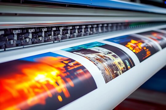 Large Format Inkjet Printer Producing Stunning, High Resolution Prints for Professional Use Today