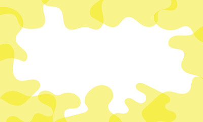 Fototapeta premium Business card banner organic shape border frame decoration background. Vector Illustration . EPS 10 .