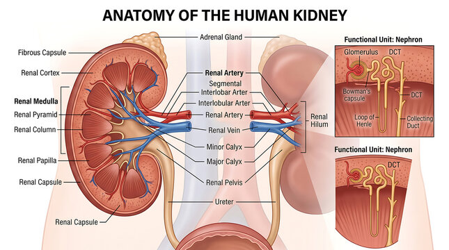 Structural Anatomy of the Human Renal System