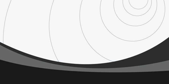 Background landscape and outer space sky. Orbit line circle pattern