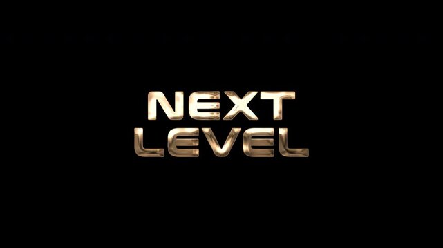 Futuristic design featuring bold text on black background