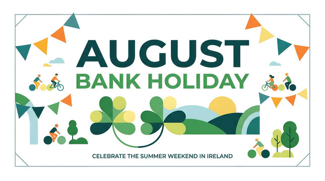 August bank holiday illustration