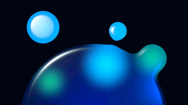 Wallpaper Deep Ocean Blue Abstract Background Loop