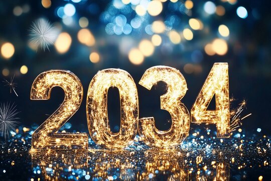 Celebrating the Arrival of 2034 Embracing New Beginnings and a Bright Future Full of Joy