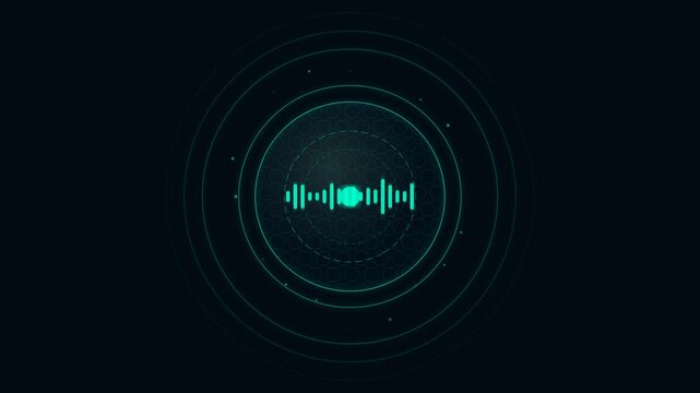 AI Artificial Intelligence Holographic Orb Animation Loop