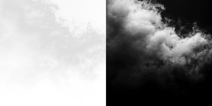 Atmospheric White Cloudscape With Soft Transparent Mist and Fluffy Sky Elements, Realistic Summer Weather Texture for Natural Background and Graphic Design